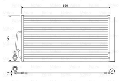 Airco condensor 814409