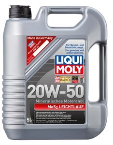 Motorolie Liqui Moly Mos2 Lage-Viscositeit 20W50 A3/B4 5L 1212