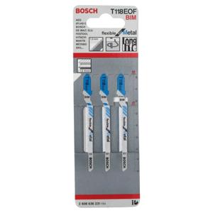 Bosch Professional T118EOF Decoupeerzaagblad Flexible for Metal VE=3 - 2608636231