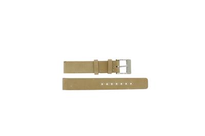 Horlogeband Universeel 827.08.16 Leder Ivoor 16mm