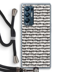 Crazy shapes: Oppo Find X3 Neo Transparant Hoesje met koord