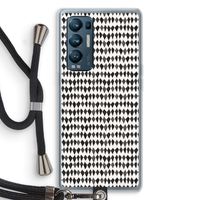 Crazy shapes: Oppo Find X3 Neo Transparant Hoesje met koord