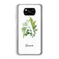 Green Brush: Xiaomi Poco X3 NFC Transparant Hoesje