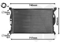 Van Wezel Radiateur 03002201 - thumbnail