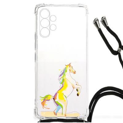 Samsung Galaxy A13 4G Stevig | Bumper Hoesje | Horse Color