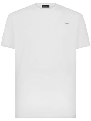 DSQUARED2 t-shirt à plaque logo - Blanc
