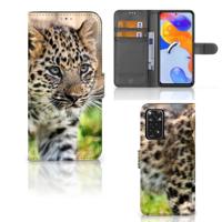 Xiaomi Redmi Note 11 Pro 5G/4G | Telefoonhoesje | Met pasjeshouder | Baby Luipaard