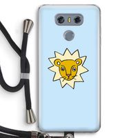 Kleine leeuw: LG G6 Transparant Hoesje met koord
