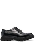 Doucal's richelieus en cuir à lacets - Noir