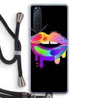 Lip Palette: Sony Xperia 5 II Transparant Hoesje met koord