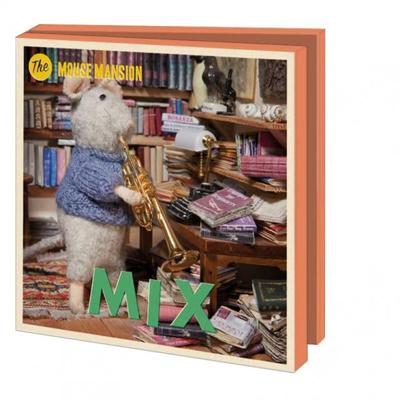 Kaartenmapje Het Muizenhuis, Mix 10 Stuks met Enveloppen