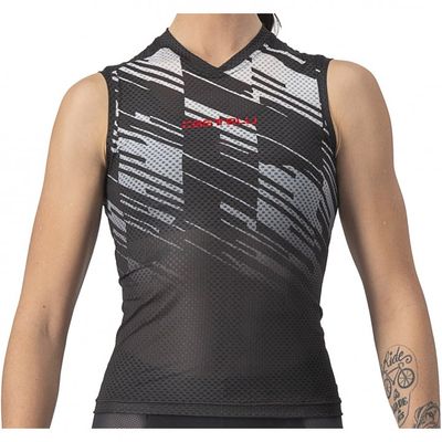 Castelli Insider fietsshirt mouwloos zwart dames M