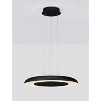 Lyora Moderne hanglampEpos Ø 60cm zwart met wit - 9345711