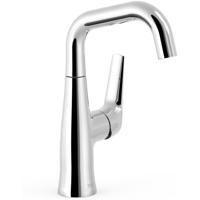 Wastafelkraan Tres Fuji | Opbouw | Mengkraan | Standaard model | 1-hendel | Chroom