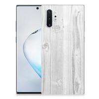 Samsung Galaxy Note 10 Plus | Bumper Hoesje | White Wood