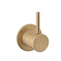 Crosswater MPRO INDUSTRIAL omstelkraan 2 functies inbouw geborsteld messing living colours PRI0007WUB