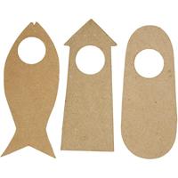 Creativ Company Deurhanger, afm 10x25 cm, 6 stuk/ 1 doos