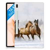 Samsung Galaxy Tab S7FE Back Case Paarden