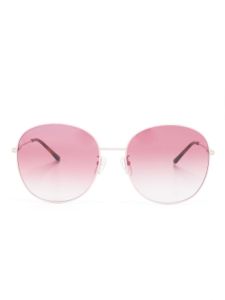 Gucci Eyewear lunettes de soleil GG à monture ronde - Rose