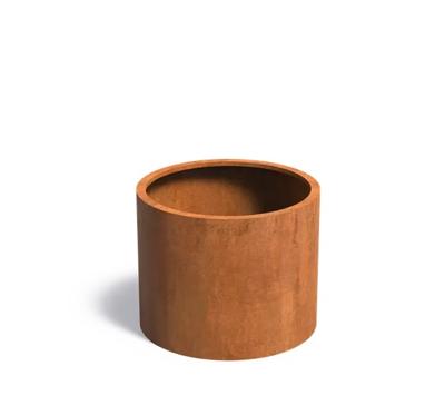 Cortenstaal plantenbak CIRCUM zonder bodem 100x80cm.
