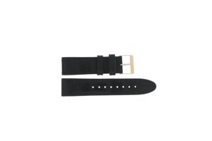 Horlogeband Guess W0775L9 / Limelight Leder Zwart 21mm