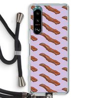 Bacon to my eggs #2: Sony Xperia 5 III Transparant Hoesje met koord