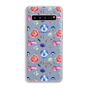 Bloemetjes: Samsung Galaxy S10 5G Transparant Hoesje