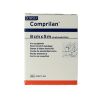 Comprilan Korte rek zwachtel 5m x 8cm 1 Stuks