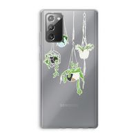 Hang In There: Samsung Galaxy Note 20 / Note 20 5G Transparant Hoesje