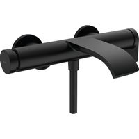 Hansgrohe Vivenis ééngreeps badmengkraan opbouw zwart mat 75420670 Hansgrohe Vivenis ééngreeps badmengkraan opbouw zwart mat 75420670
