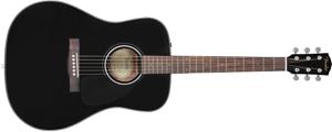 Fender CD-60 DREAD V3 DS Akoestische gitaar Dreadnought 6 snaren Zwart, Walnoot