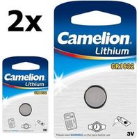 2 Stuks - Camelion CR1632 125mAh 3V Lithium Knoopcel Batterij - thumbnail