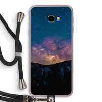Travel to space: Samsung Galaxy J4 Plus Transparant Hoesje met koord Travel to space: Samsung Galaxy J4 Plus Transparant Hoesje met koord