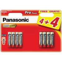 Panasonic Pro Power 4+4 gratis AAA batterij (potlood) Alkaline 1.5 V 8 stuk(s)