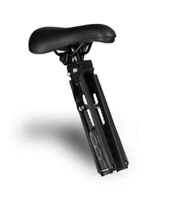 Zadel op Stang Buiszadel Herenfiets Zwart zonder Stuurtje
