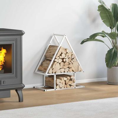 Brandhoutrek 50x25x60 cm koudgewalst staal wit
