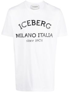 Iceberg t-shirt en coton à logo imprimé - Blanc