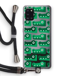 Crocs: Samsung Galaxy A31 Transparant Hoesje met koord