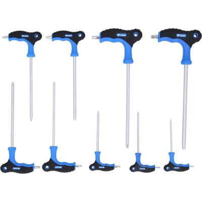 Brilliant Tools BT041200 Haakse schroevendraaierset T 10, T 15, T 20, T 25, T 27, T 30, T 40, T 45, T 50 9-delig