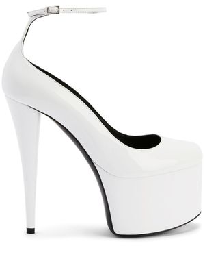 Giuseppe Zanotti escarpins GZ-Yana 150 mm à plateforme - Blanc
