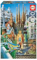 Educa 11874 puzzel Legpuzzel 1000 stuk(s) Fantasie