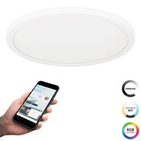 EGLO connect.z Rovito-Z Smart Plafondlamp - Ø 29,5 cm - Wit - Instelbaar RGB & wit licht - Dimbaar - Zigbee - thumbnail