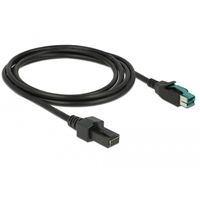 PoweredUSB kabel male 12 V > 2 x 4 pin male voor POS printers en terminals Kabel