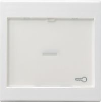067627  - Cover plate for switch/push button white 067627 - thumbnail