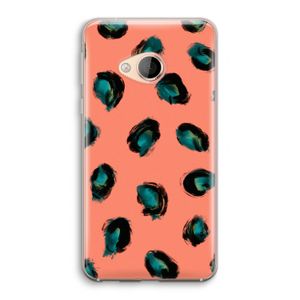Pink Cheetah: HTC U Play Transparant Hoesje