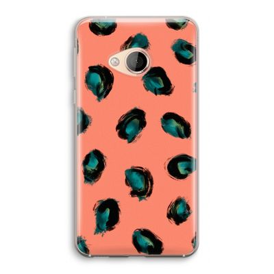 Pink Cheetah: HTC U Play Transparant Hoesje