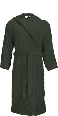 The One Classic Badjas met capuchon 420 gram Dark Green-L/XL