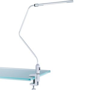 LED Klemlamp - Trion Vary - 3W - Warm Wit 3000K - Glans Titaan - Aluminium