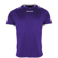 Stanno 410006K Drive Match Shirt Kids - Purple-White - 164 - thumbnail