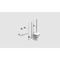 Clou Slim Toilet Accessoireset - 4-delig - geborsteld rvs CL/09.03099.41.01 Clou Slim Toilet Accessoireset - 4-delig - geborsteld rvs CL/09.03099.41.01